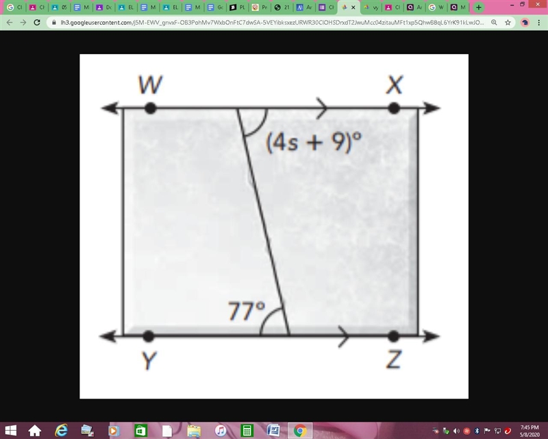 PLEASEE HELPPP MEE!! what is the value of s?-example-1