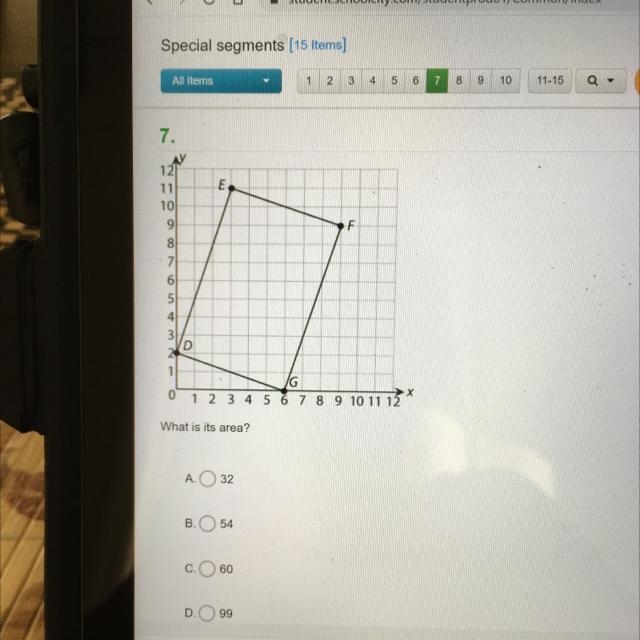 What is the area of the rectangle below?-example-1