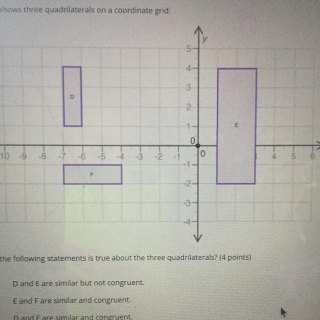 Which of the following statements is true about the three quadrilaterals a D and E-example-1