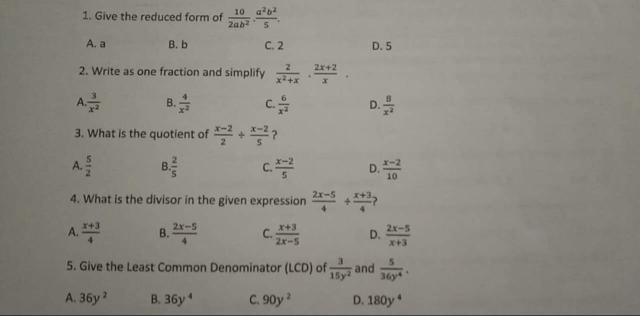 What is the reduce form of 10/ab+x-example-1