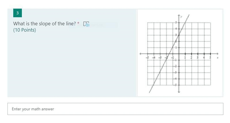 Q1: What is the slope of the line? Q2: What is the y- intercept? Q3: What is the equation-example-1