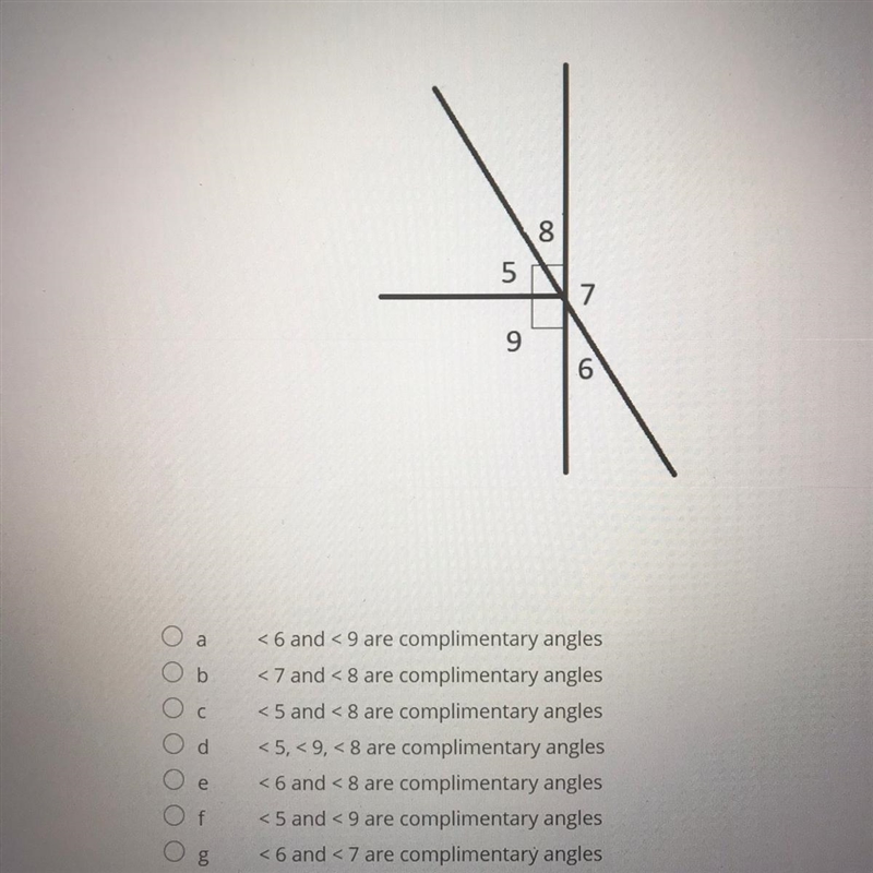 It says choose all of the multiple choice answers that are true about the diagram-example-1