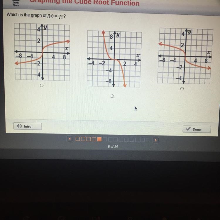 Which is the graph of which is the graph of. f(x)=3 square root x-example-1