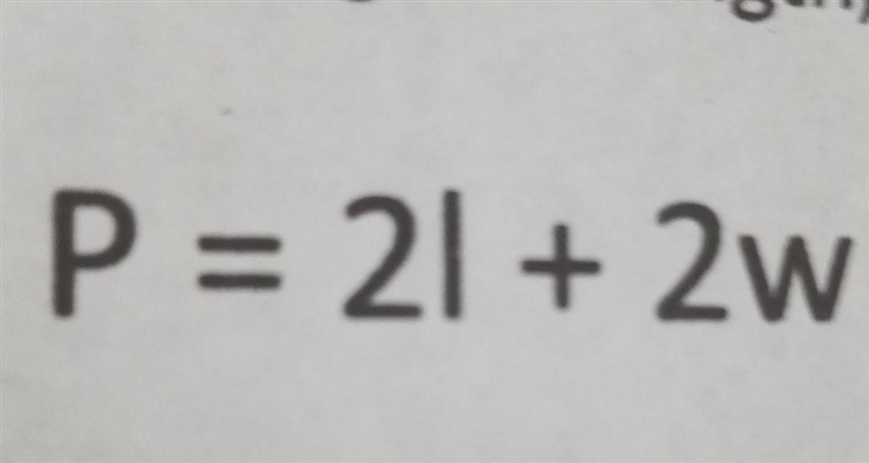 How to solve for l?​-example-1