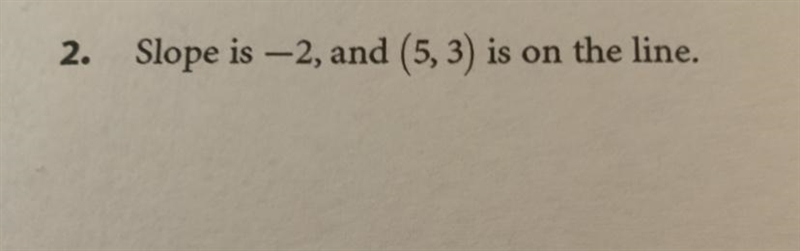 Write the equation of each line in slope-intercept form (If possible, please show-example-1