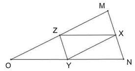 If YX=3x-4 and MO=9x-20, then MO=? {Diagram not necessarily drawn to scale.} *-example-1