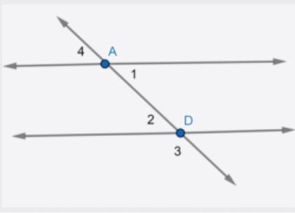 The angle that is an alternate interior angle with angle 1 is angle ?-example-1