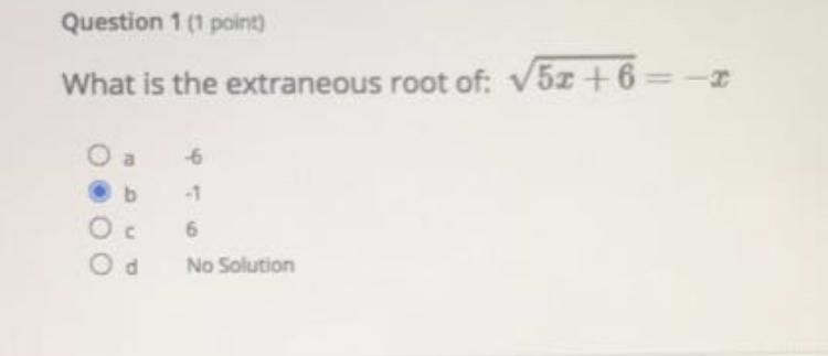 What is the extraneous root of this problem?-example-1