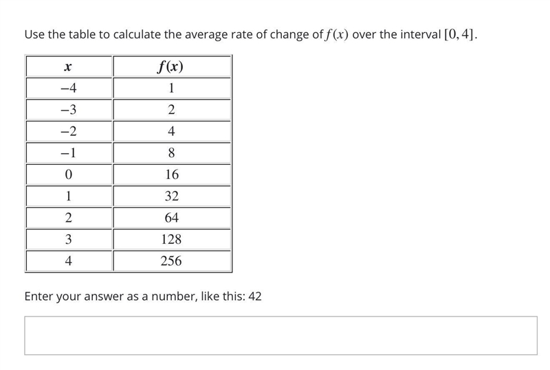 Average rate of change with graph-example-1