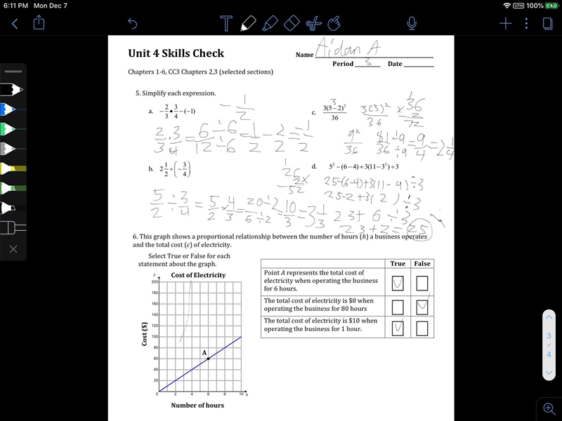 Check if these math question are correct-example-3