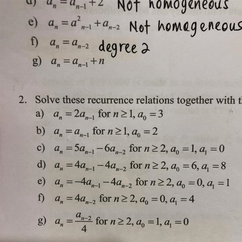 Can anyone pls help me to solve question 2 f and g and pls provide me a explanation-example-1