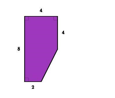 Find the area of the shape below-example-1