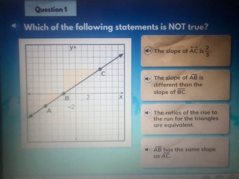 Which of the following statements is NOT true?-example-1