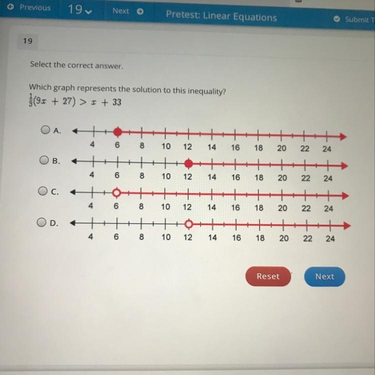 Which graph represents the solution to this inequality?-example-1