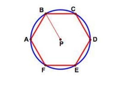 Please help!! Find the measure of each minor arc formed by a regular hexagon inscribed-example-1