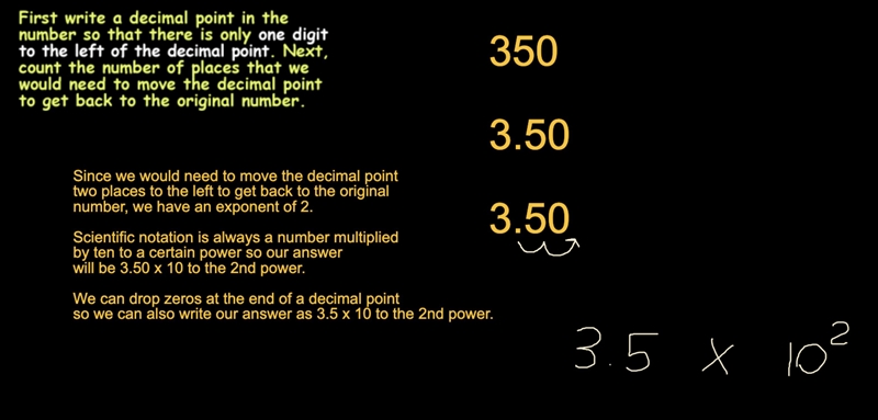 How do you write 350 in scientific notation?-example-1