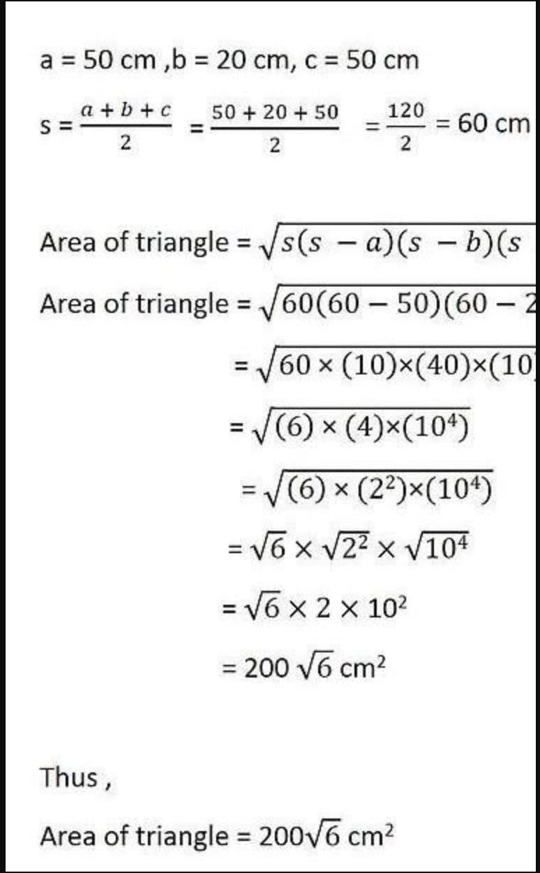 An umbrella is made up of 6 isosceles triangular pieces of cloths. The measurement-example-1