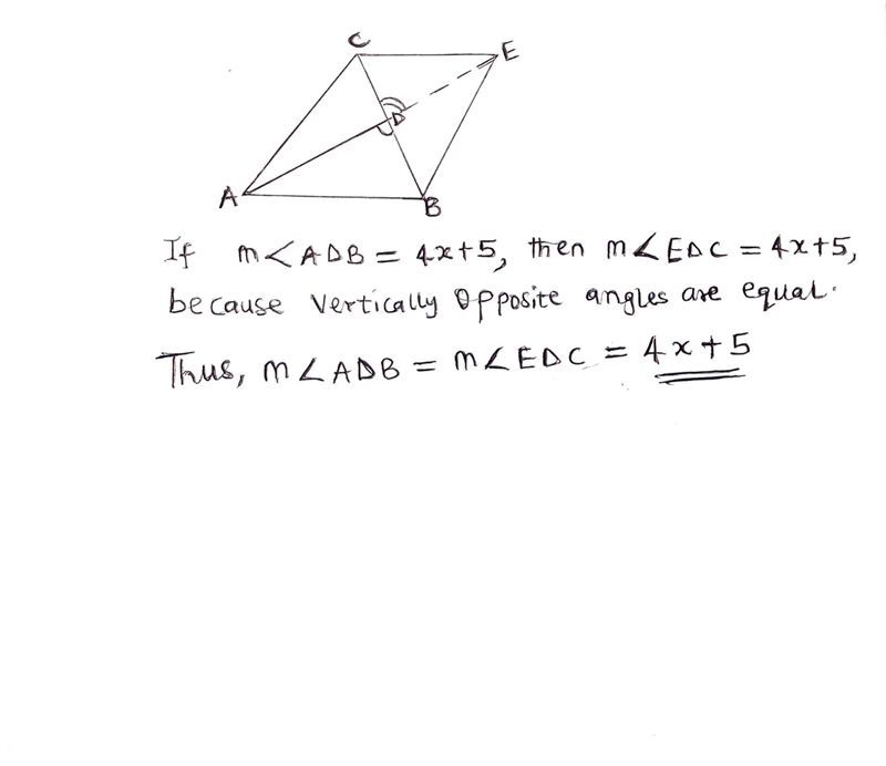 AD is altitude of ΔABC and DE is altitude of ΔBEC. If m∠ADB=4x+15, what is m∠EDC?-example-1