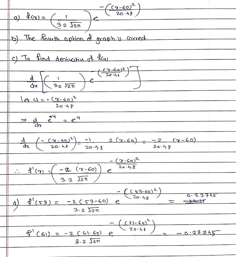 Probability A survey of a college freshment class has determined that the mean height-example-1