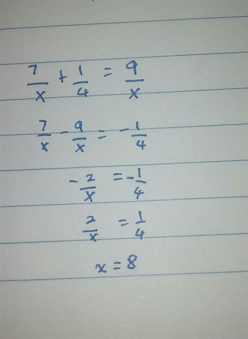 Please find the x, thank you!-example-1