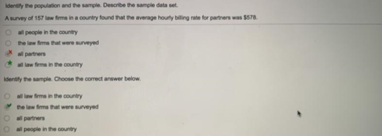 A survey of 116 law firms in a country found that the average hourly billing rate-example-1