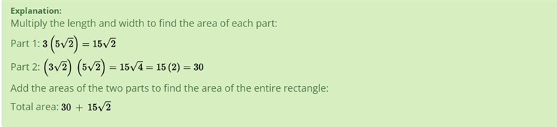 What are the areas of each smaller rectangle and the large rectangle?-example-2