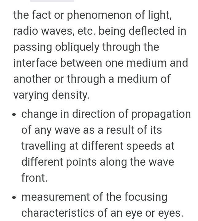 What is refraction ​-example-1