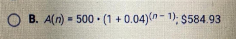 At the beginning of year 1, Paolo invests $500 at an annual compound interest rate-example-1