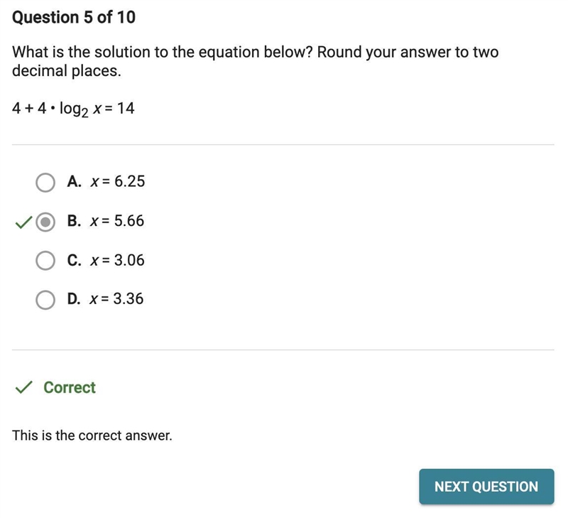 What is the solution to the equation below? Round your answer to two decimal places-example-1