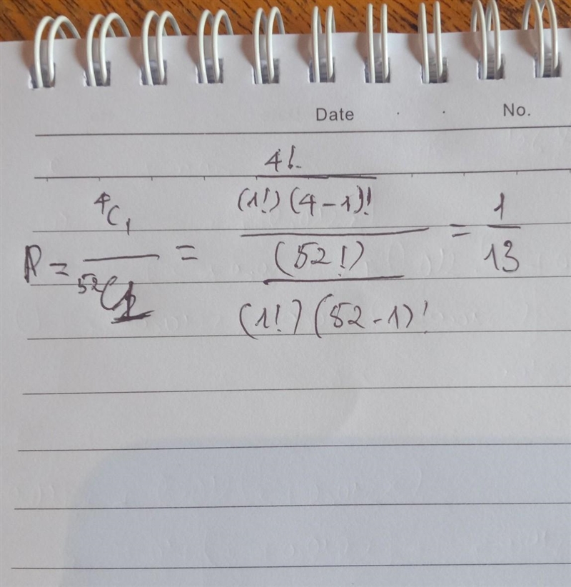 A card is drawn at random from a standard 52-card deck find the probability that the-example-1