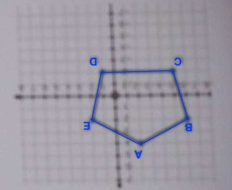 Pentagon ABCDE is shown on the coordinate plane below​-example-1