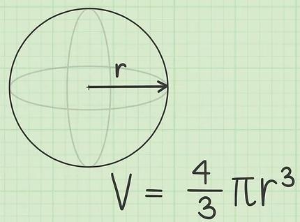 Determine the volume of a sphere with a great circle of radius 12 cm. Question 20 options-example-1