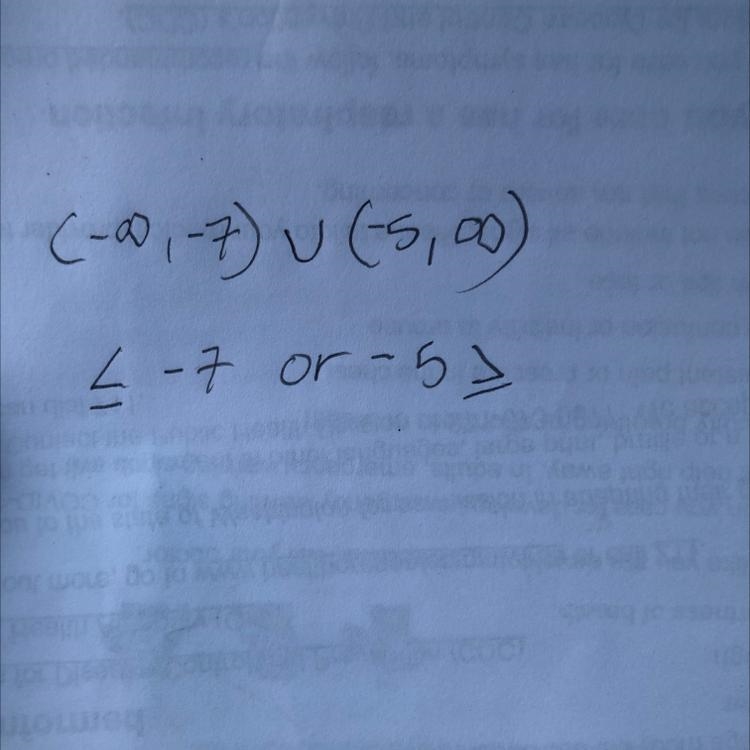 What compound inequality describes the graph shown below?-example-1