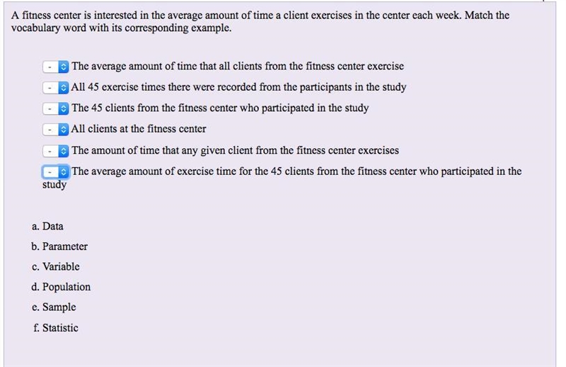 A fitness center is interested in the average amount of time a client exercises in-example-1