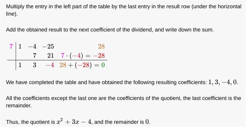 If f(x)=x^3-4x^2-25x+28f(x)=x 3 −4x 2 −25x+28 and x-7x−7 is a factor of f(x)f(x), then-example-1