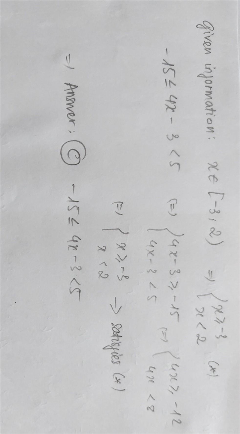 Wich compound inequality is graphed below?-example-1