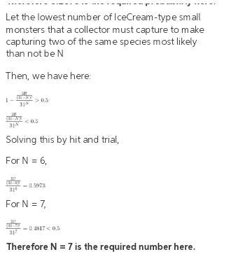 In the same scenario as 4.4, what is the lowest number of IceCream-type small monsters-example-1