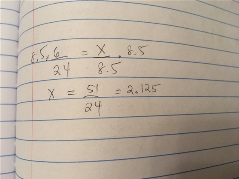 Calculate the measure of the side: Triangle ABC is similar to Triangle DEF Show your-example-1