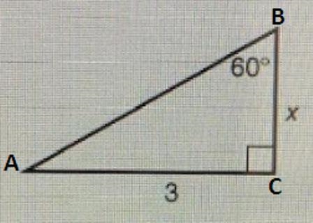 Find x for the shown triangle.-example-1