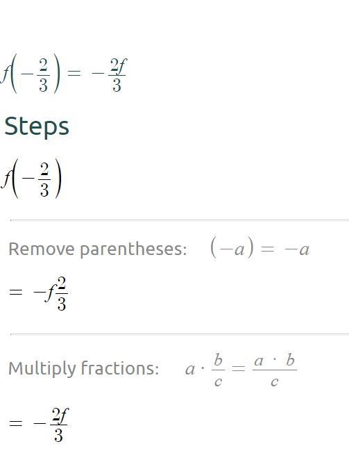 F(x)=3x+1 what is the value of f(-2/3)-example-1