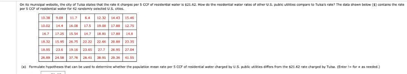 On its municipal website, the city of Tulsa states that the rate it charges per 5 CCF-example-1