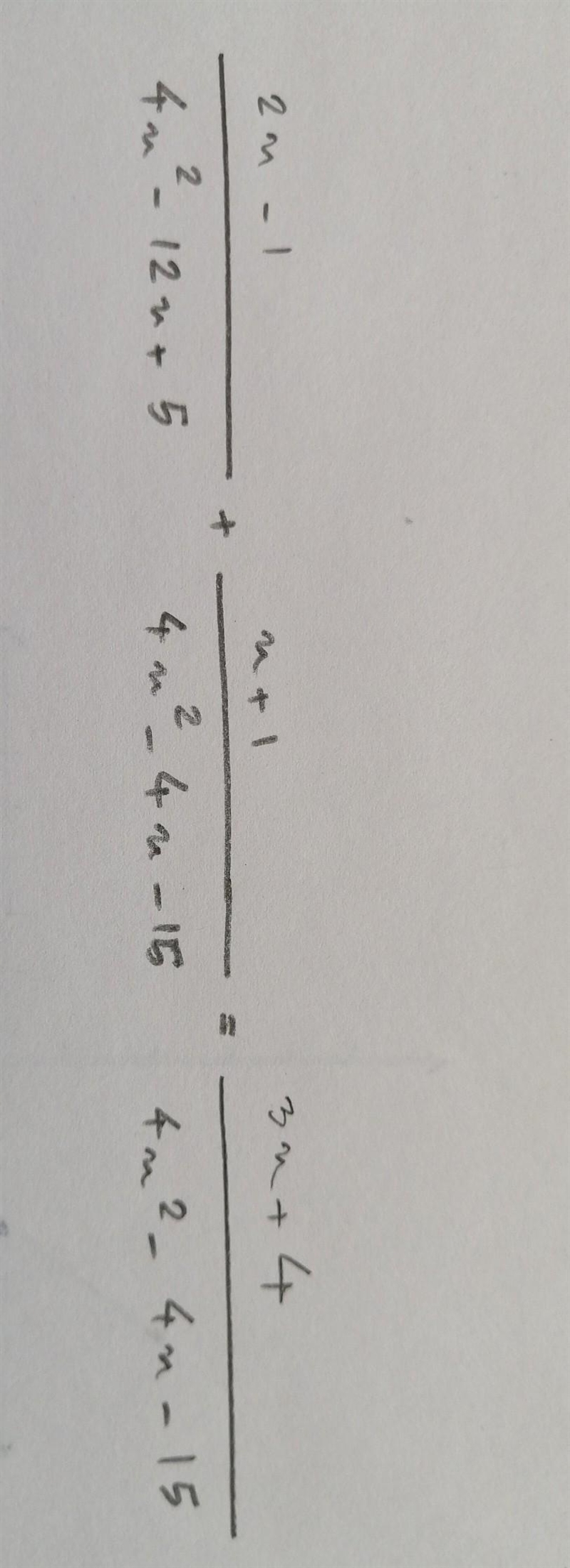 Simplify the numerator [n] and give the factors of the denominator [d] after simpifying-example-1