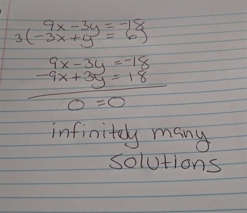 Solve the system by the method of elimination.-example-1