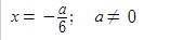 What is the solution for 4=6/ax+5-example-1