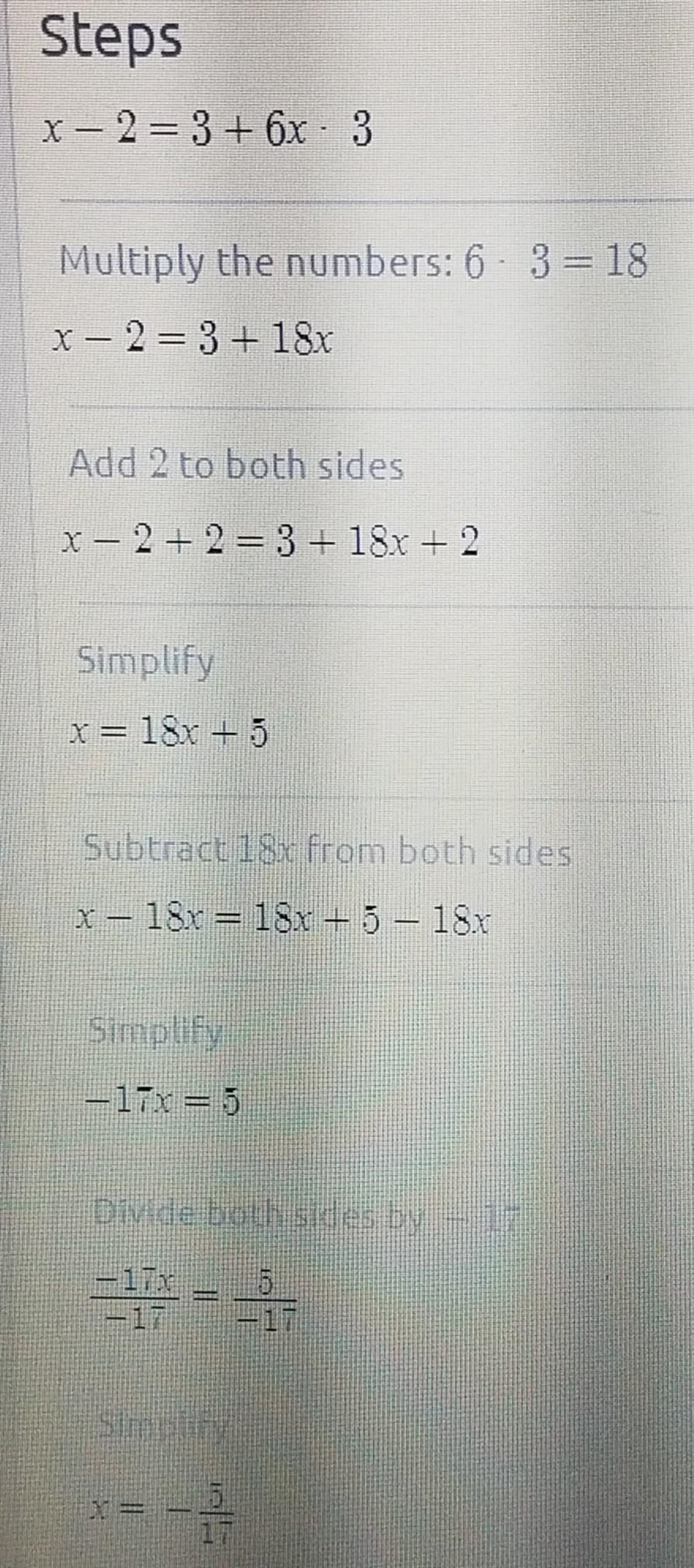 What is the value of a? a–2=3+6a3 Enter your answer in the box.-example-1