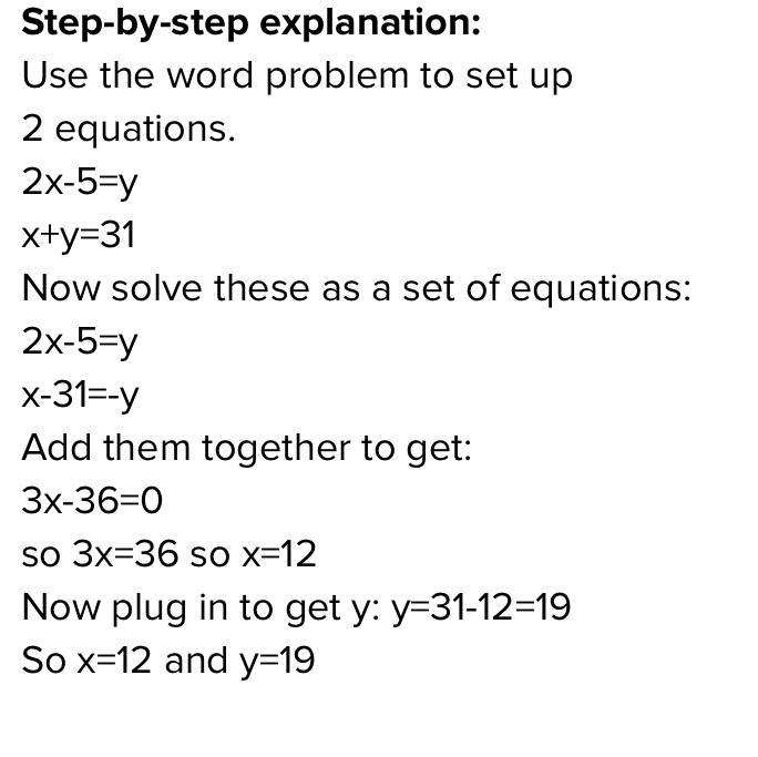 Max’s age is twice George’s age minus 5. The sum of Manuel’s age and Gupta’s age is-example-1