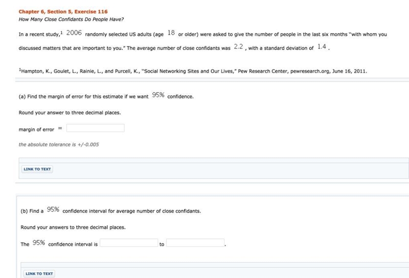 How Many Close Confidants Do People Have? In a recent study,1 2006 randomly selected-example-1