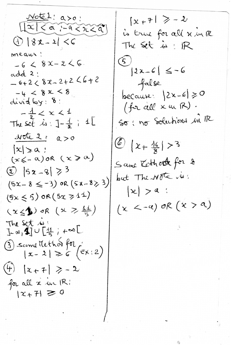 | 8x−2 | < 6 | 5x−8 | ≥ 3 | x−2 | ≥ 6 | x+7 | ≥ −2 | 2x−6 | ≤ −6 | x+16/8 | &gt-example-1