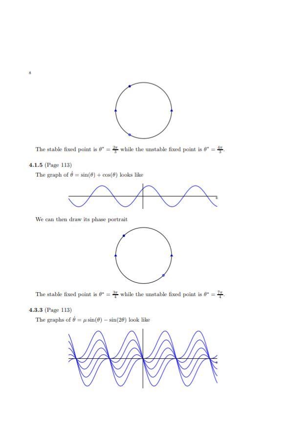 For each of the following questions, draw the phase portrait as function of the control-example-1