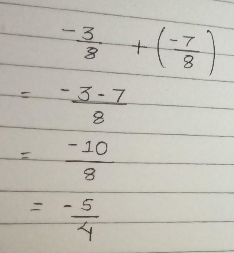 -3/8+(-7/8) how solve-example-1